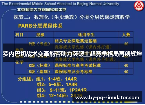 费内巴切战术变革能否助力突破土超竞争格局再创辉煌